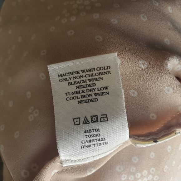 Ann Taylor Blush Wrap Top Small - Picture 9 of 9